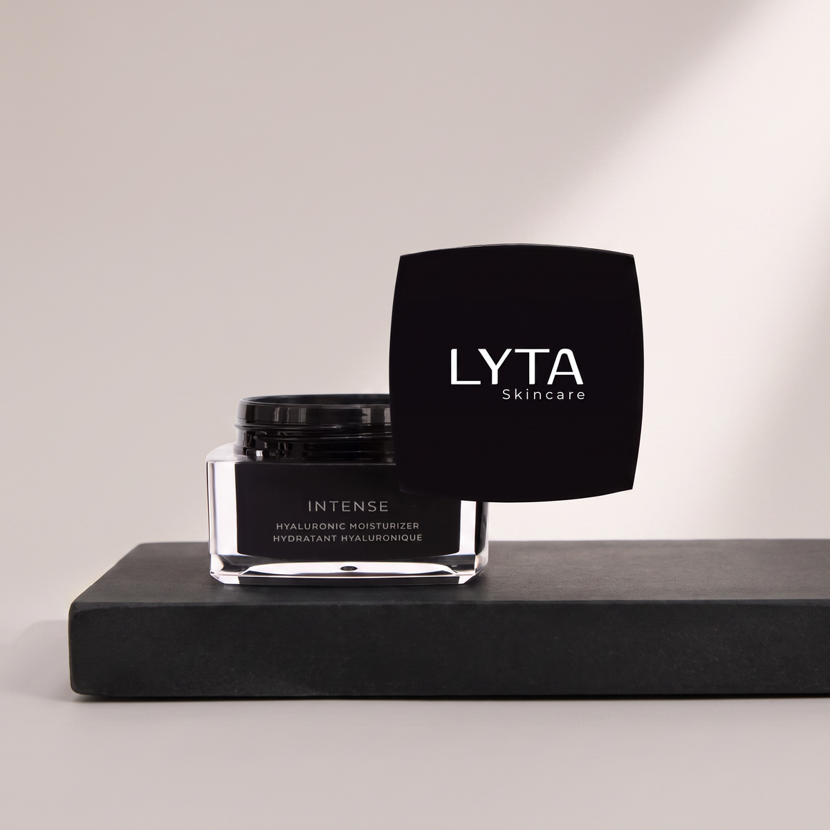 LYTA Hyaluronic Moisturizer, studio product photograph