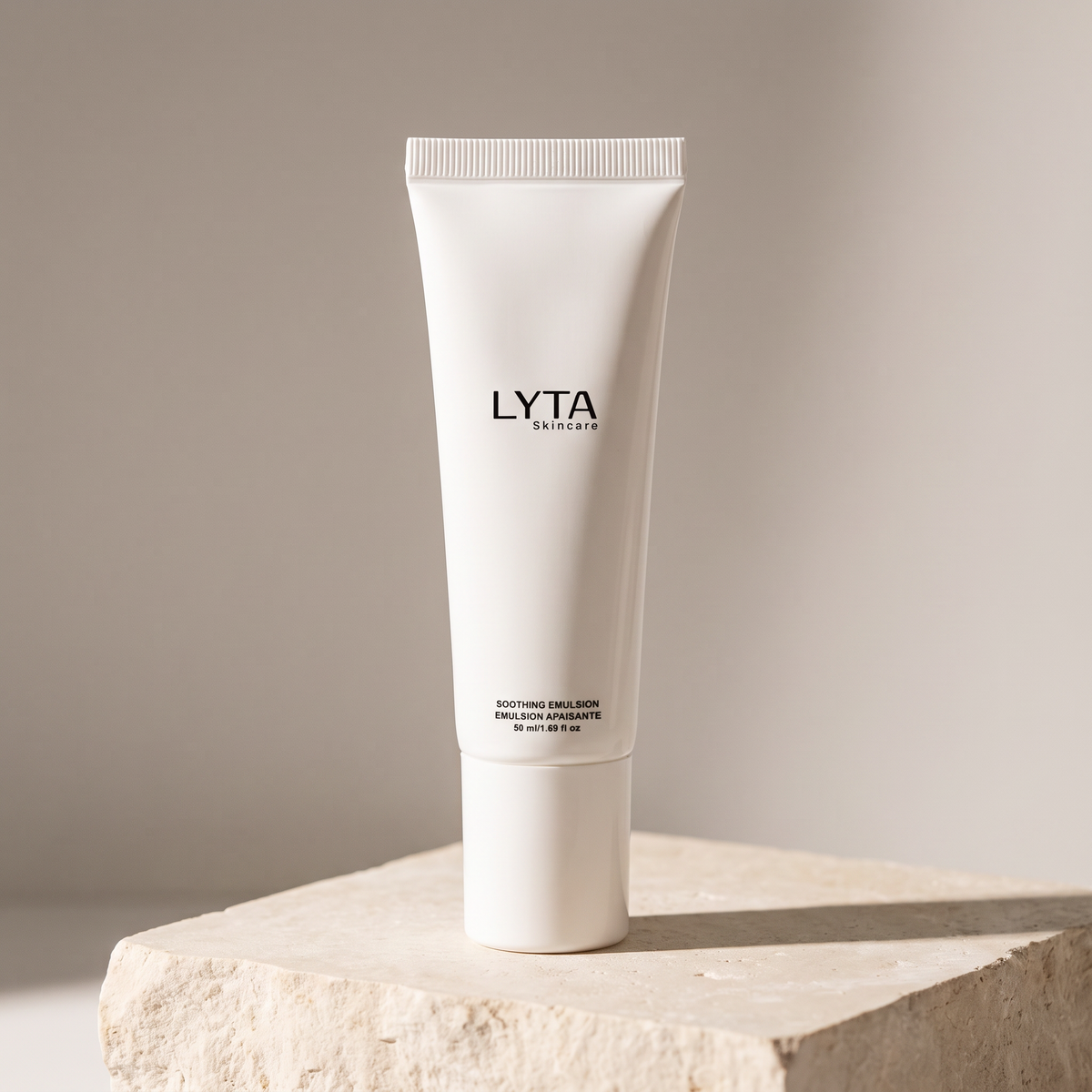 LYTA Soothing Emulsion, studio product photograph