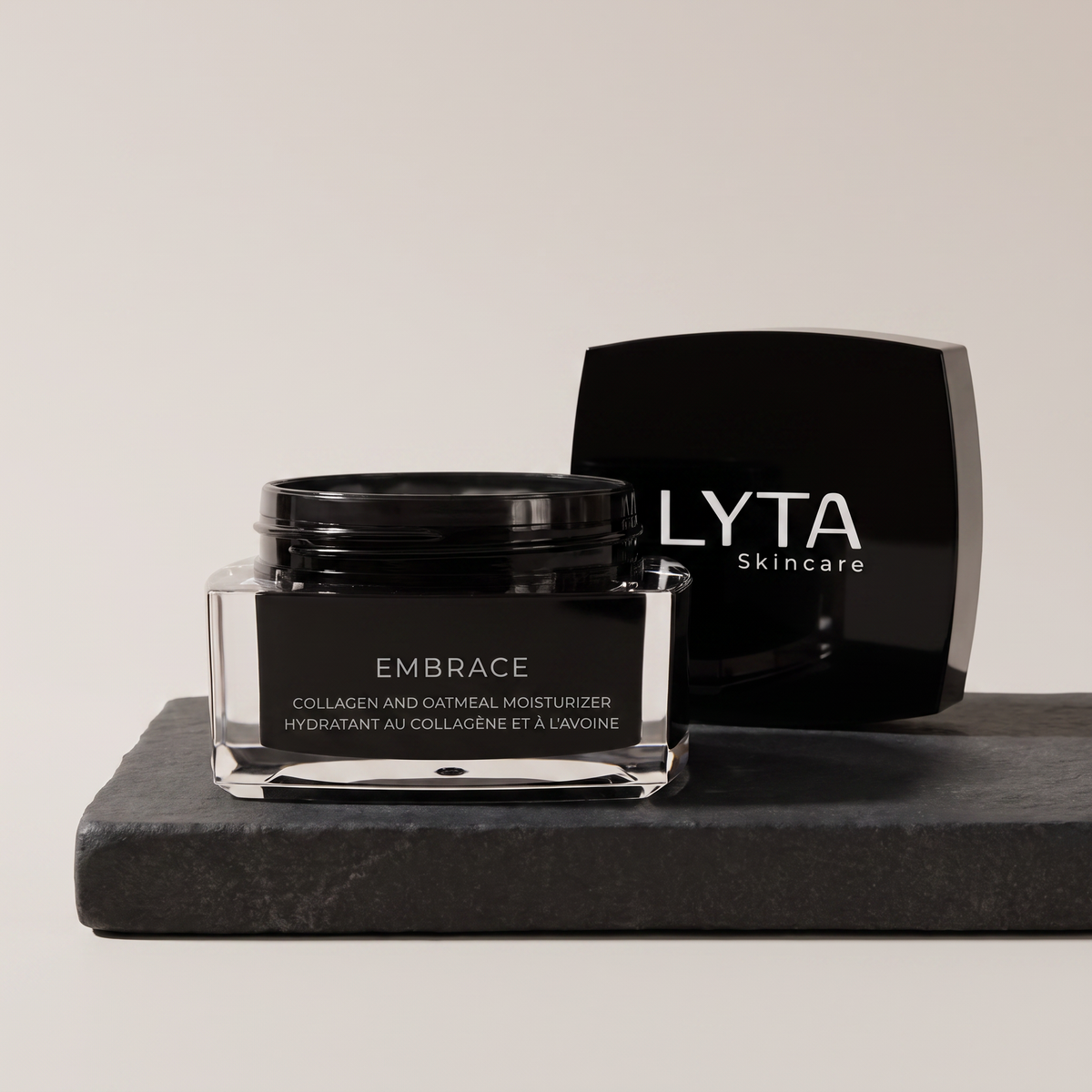 LYTA Embrace Collagen Moisturizer, studio product photograph