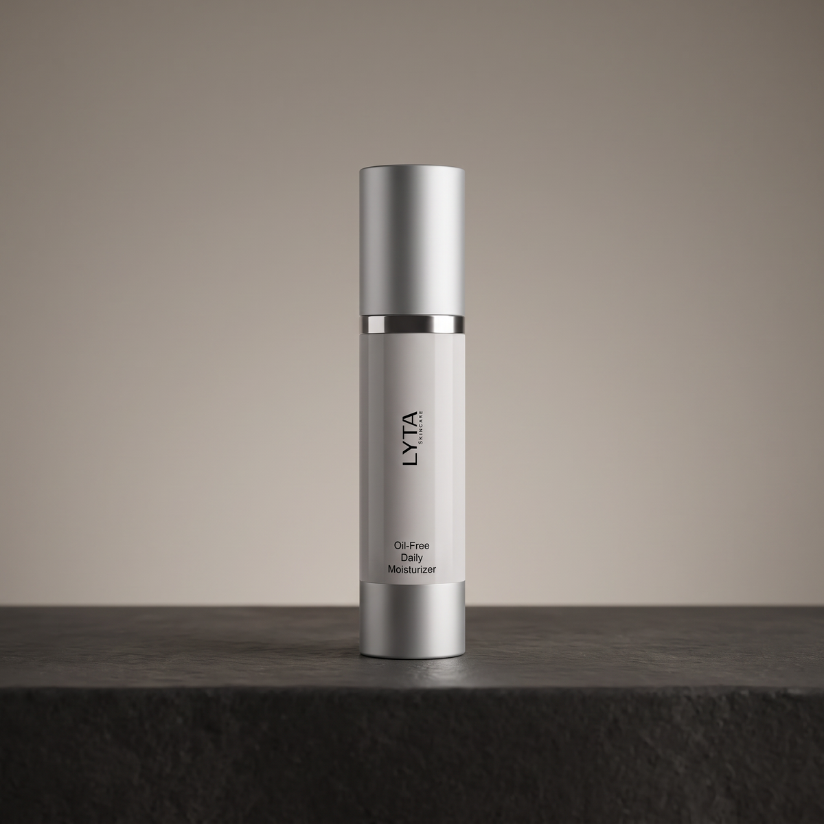 LYTA Oil-Free Daily Moisturizer, studio product photograph
