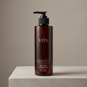 LYTA Men's Shampoo, studio product photograph
