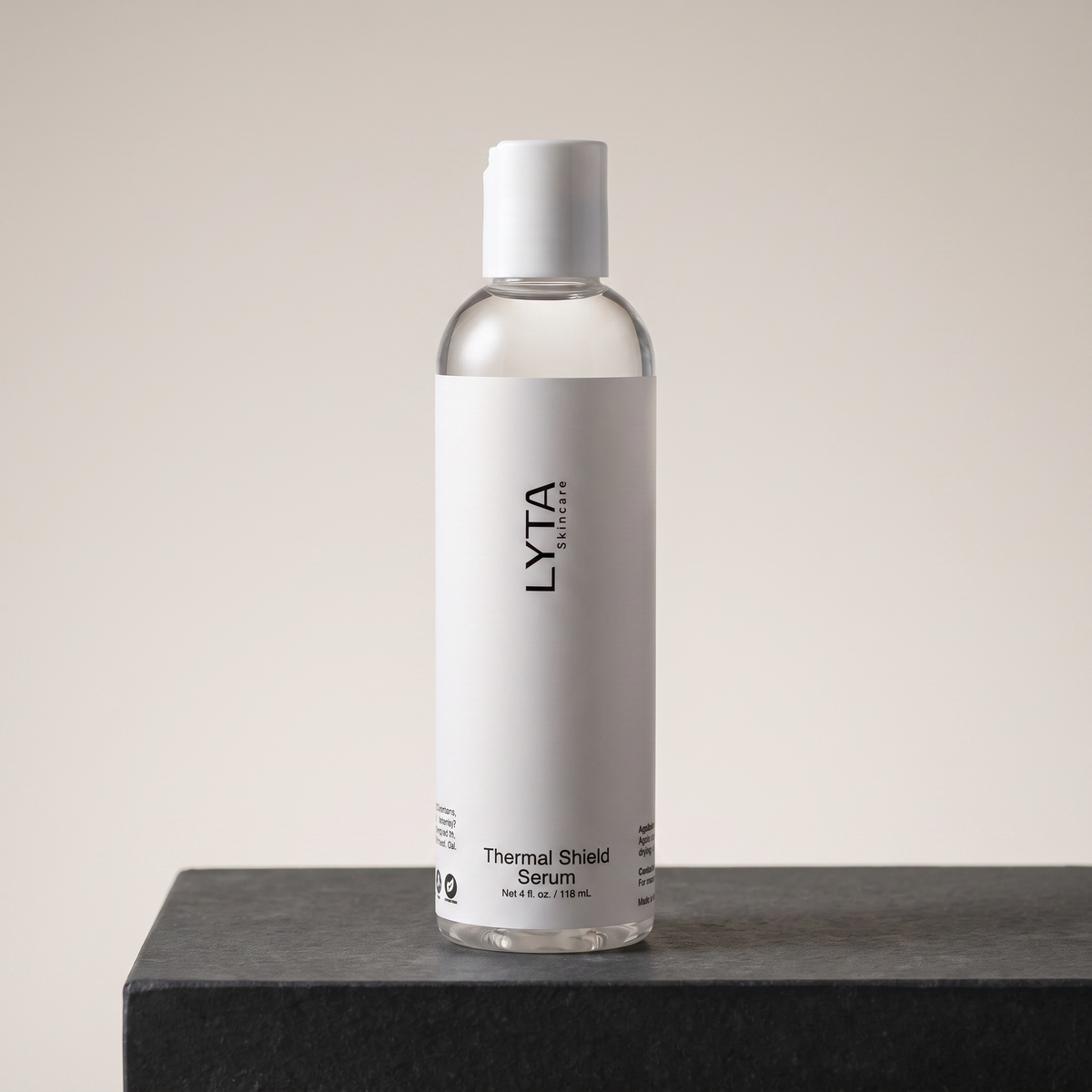 LYTA Thermal Shield Serum, studio product photograph