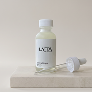 LYTA Tanning Drops, studio product photograph