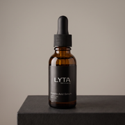 LYTA Glycolic Acid Serum, studio product photograph